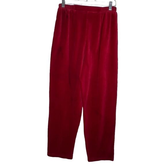 Vintage Liz Claiborne Ribbed Velour Pants - Picture 1 of 5